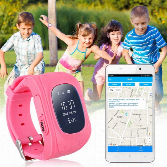 Q50 Kids Smart Watch Gps Lbs Double Location Safe Children Watch Activity Tracker Sos Card For Android And Ios