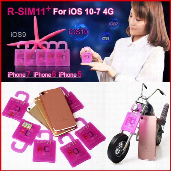 R Sim 11+ Plus Rsim 11+ Rsim11+ R Sim11+ Unlock Card For Iphone 7 Plug Iphone 6 Unlocked Ios10 Ios 10 9/8/7 4g Cdma Gsm/wcdma Sb Au Sprint