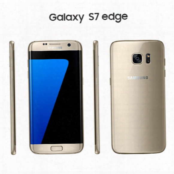Refurbished Original Samsung Galaxy S7 Edge G9300 Dual Sim Cards Unlocked Phone Octa Core 4gb/32gb 5.112mp Inch Android 6.0