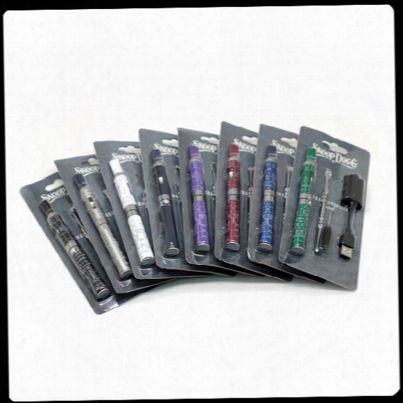 Snoop Dogg Starter Kits Electronic Cigarettes Dry Herb Vaporizer 650mah Battery Herbal Vape Pen Blister