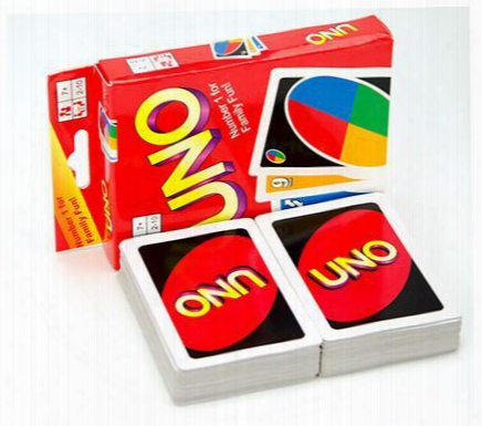 Stock Ready 50 Sets Uno Poker Card Standard Edition Family Fun Entertainment Board Game Kids Funny Puzzle Game By Dhl 1908