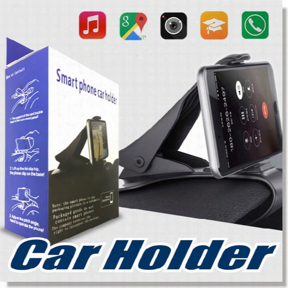 Universal Car Mount Holder Simulating Design Car Phone Holder Cradle Adjustable Dashboard Phone Mount For Safe Driving For Iphone 7 7 Plus