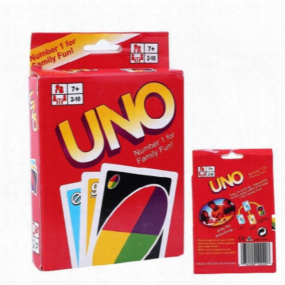Uno Poker Card Family Fun Entermainment Board Game Standard Edition Kids Funny Puzzle Game Christmas Gifts