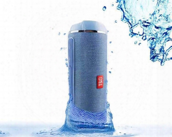 Waterproof Tg116 Wireless Bluetooth Speaker Portable Dual Speaker Super Brass Outdoor Support Tf Card Fm Radio Bluetooth Nice Sound Dhl Fast