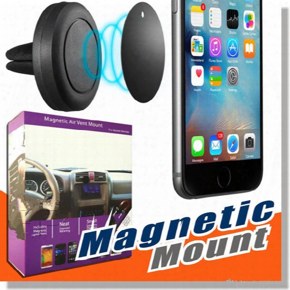 2017 Car Mount Air Vent Magnetic Universal Car Mount Phone Holder For Iphone 6/6s, One Step Mounting ,reinforced Magnet