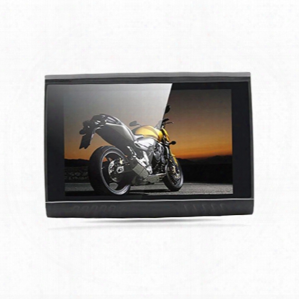 5 Inch 8gb Hd 800x 480 Motorcycle Gps+ Waterproof Design + Bluetooth + Fm + Free Maps
