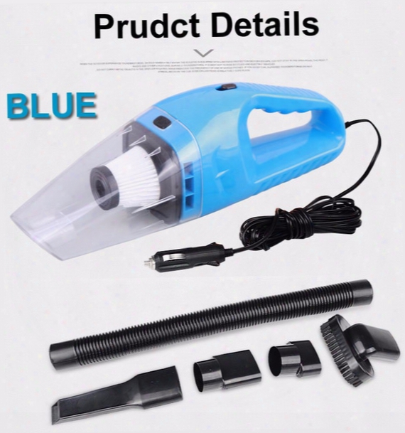 Auto Accessories Portable 5m 120w 12v Mini Car Vacuum Cleaner Handheld Mini Super Suction Wet And Dry Dual Use Vaccum Cleaner Free Dhl