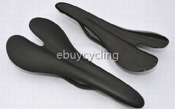 Black Carbon Bicycle Saddle For Diy Paint Road Bike Light Carbon Road Bike Seat Bicycle Cushion Full Carbon Fiber Saddle Seat