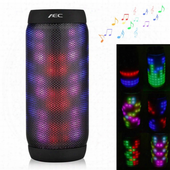 Creative Aec Bq-615 Pro Bluetooth Speaker Hifi Bass Subwoofer With Mic,tf Card Mp3,fm Radio +edr Stereo Music Pluse Lamp Speaker