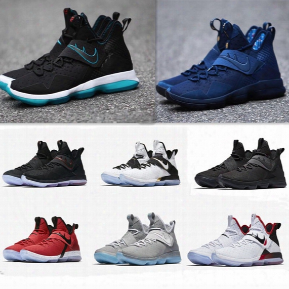 Discount James Shoes Triple Black Bhm Flip The Switch Red Carpet Out Of Nowhere Black Ice Top Quality James 14 Basketball Shoes