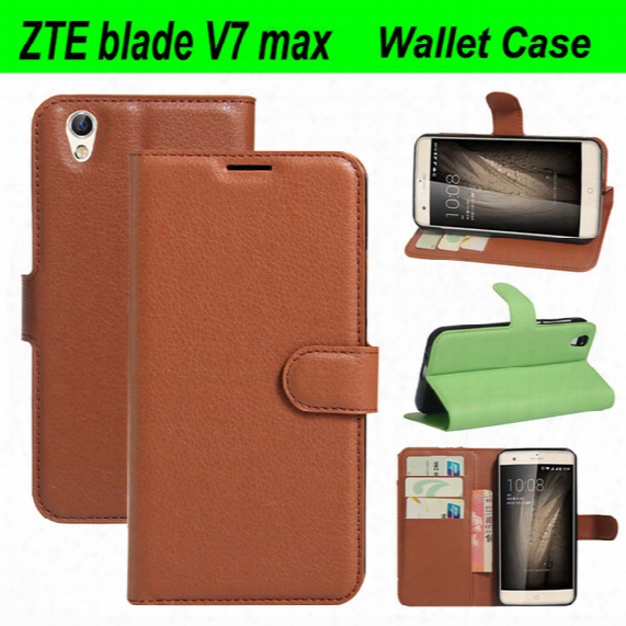 For Iphone 7 Case Zte Blade V7 Max N9132 N9521 Axon Pro J5 Prime J7prime Wallet Case Card Pocket Pouch Stand Case