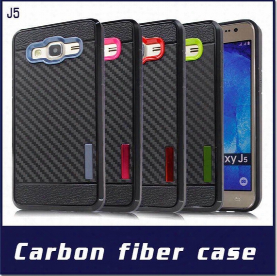For Samsung Galaxy J7 Prime J5 Prime J710 J510 J3 J2 J1 Ace Hot Cheap Carbon Fiber Soft Hybrid  Armor Smart Phone Case