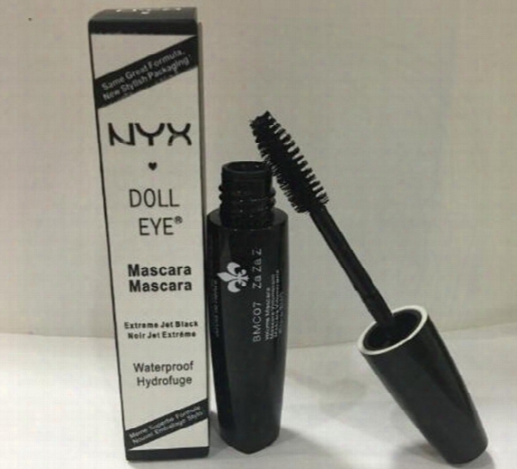 Latet Nyx Doll Eyes Mascara Waterproof Hydrofuge Black Mascara Eyes Makeup Cosmetics High Quality