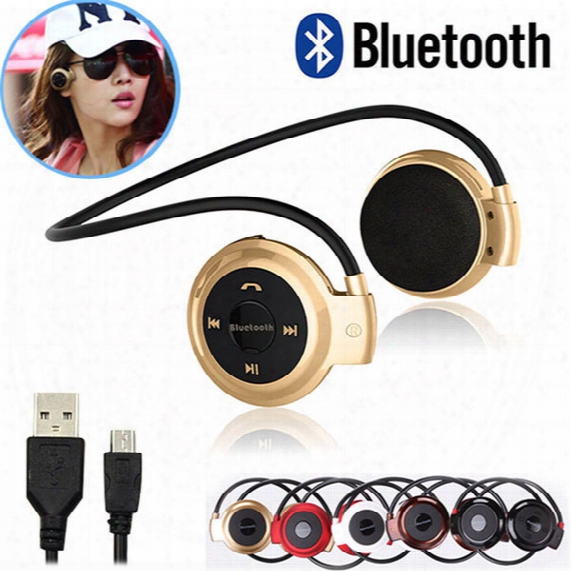 Newest Mini 503 Sport Bluetooth Wireless Headphones Music Stereo Earphones+micro Sd Card Slot+fm Radio Mini503 Bh503