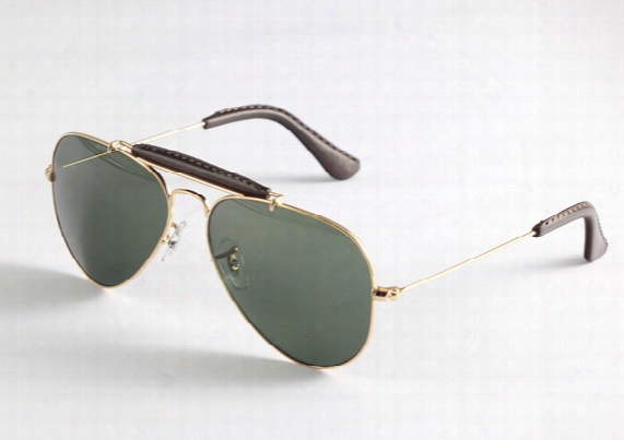 Outdoorsman Sunglasses  For Men 3422q Aviator Style Sunglasses Brand Designer Sunglasses Glass Lens Gafas De Sol With Original Box