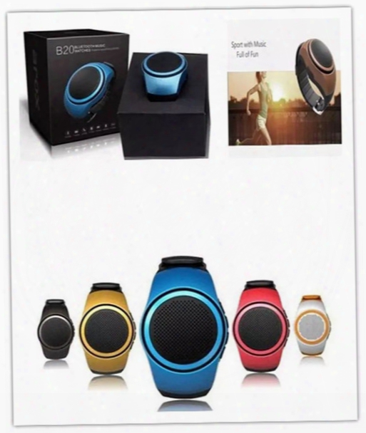 Top Selling B20 Mini Bluetooth Speaker Bass Smart Watch Bluetooth Wireless Universal For Music Player With Tf Card.