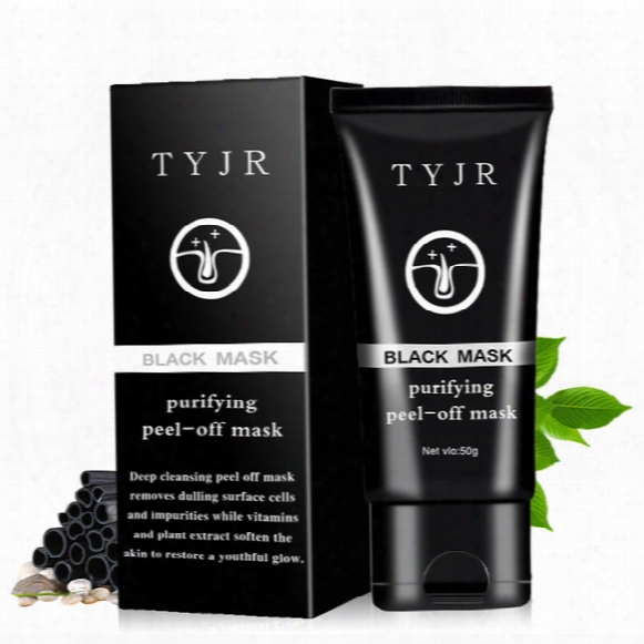 Tyjr Purifying Peel Off Mask Blackhead Remover Pore Cleaner Deep Cleansing Black Mask For Face Care Facial Acne Treatment 50g