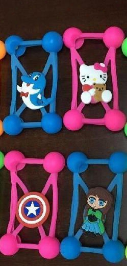 Universal 3d Cartoon Led Lamp Bumper Case Luminous Lighting Flicker Bumpers Soft Silicone Cases For Iphone 6s 7 Plus Samsung Huawei