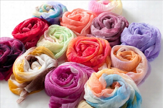 Wholesale Multicolor Fashion Cheapest Scarves For Women Shawl Elegant Wrap Infinity Cotton Scarf