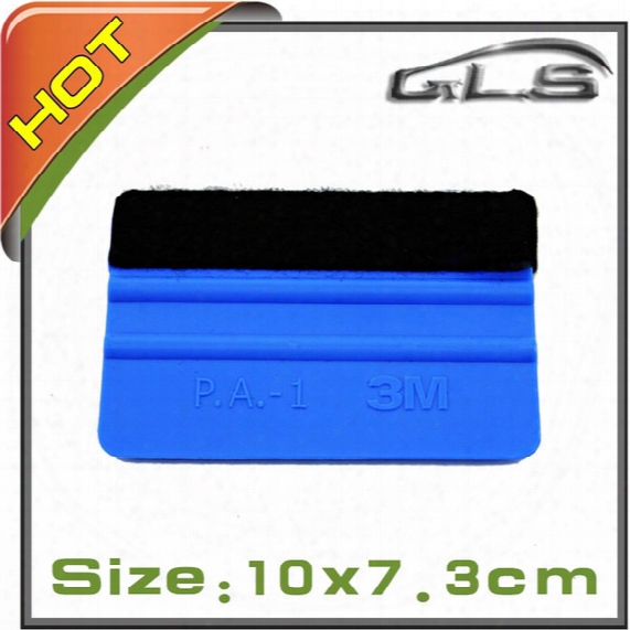 4x3 Inch Plastic Tool Top Quality With Felt 3m Squeegee For Car Vinyl Film Wrapping Felt Free Shipping