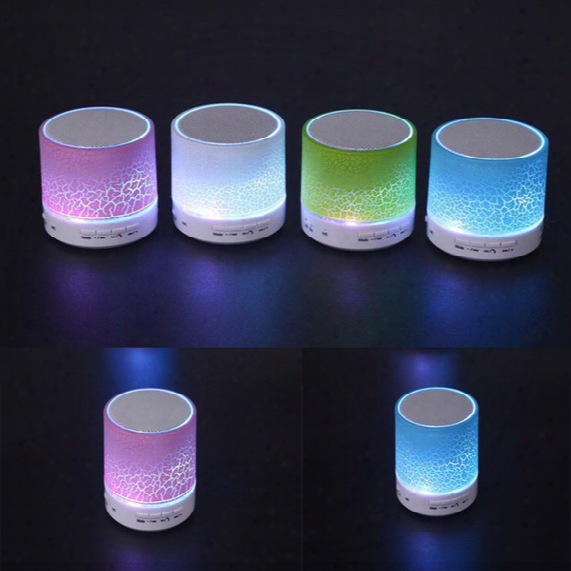 A9 Led Flash Light Wireless Bluetooth Speakers Mini Portable Subwoofers Handsfree Support Tf Card Fm Radio Loud Music Players