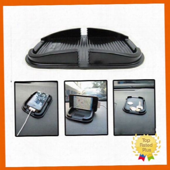 Car Anti Non Slip Pad Mat Skidproof Holder Stand Black Car Phone Holder For Iphone 7 7plus Cell Phone Gps