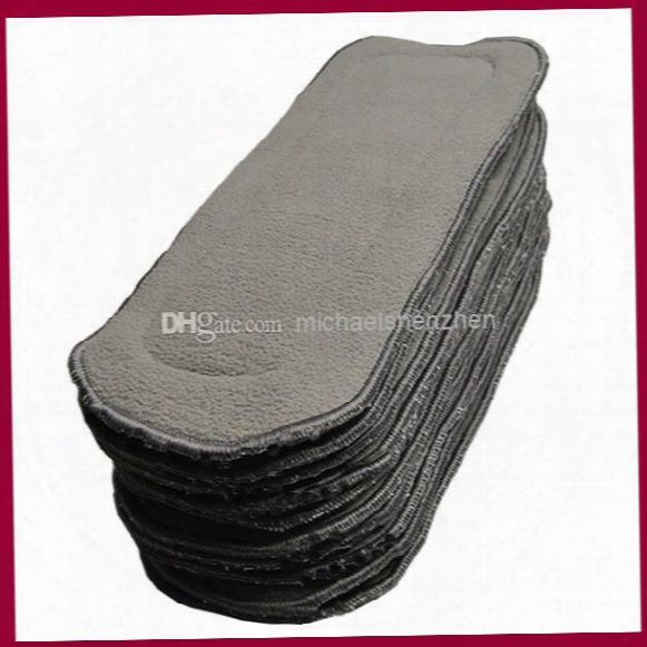 Diaper Inserts Babyland 5 Layers Bamboo Charcoal Inserts For Baby Diaper