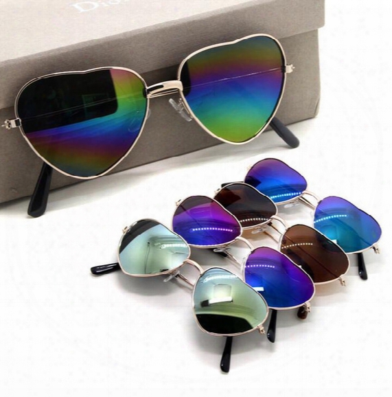Fashion Metal Kids Child Polarize Pc Uv400 Sports Cartoon Sun Glasses Baby Girls Boys Outdoor Designer Sunglasses 7 Colors Free Ship S1051