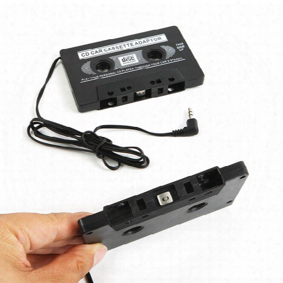New Audio Car Cassette Tape Adapter Converter 3.5 Mm For Iphone Ipod Mp3 Aux Cd