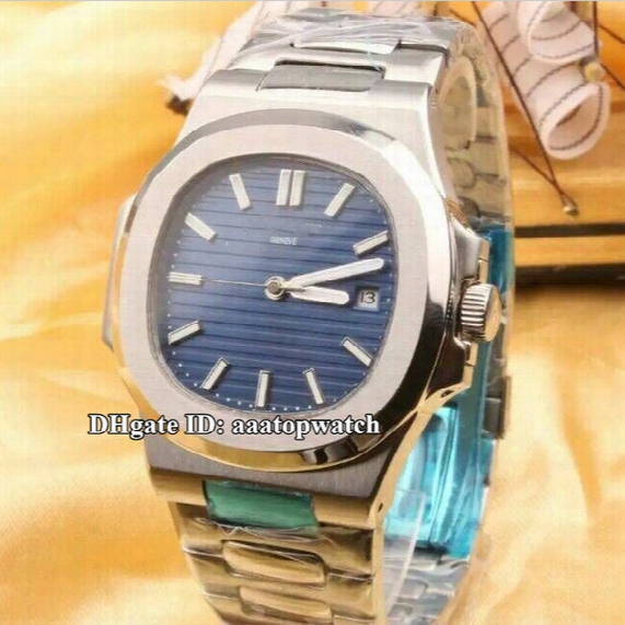 New Luxury Brand 5711 1a Men&#039;s Hight Quality Automatic Watches Stainless Steel Men Nautilus Blue Dial Sports Watch Top Fashion Watches