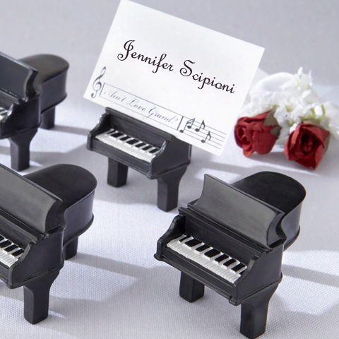 Party Centerpiece Unique Design Mini Piano Place Card Holder Wedding Party