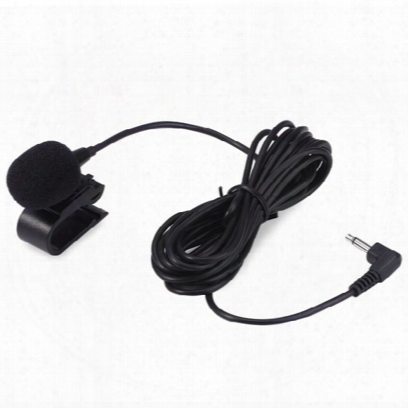 Professionals Car Audio Microphone 3.5mm Jack Plug Mic Stereo Mini Wired External Microphone For Auto Dvd Radio 3m Longprofessionals Car Aud