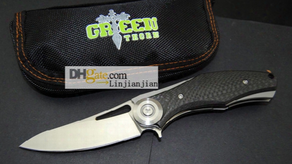Titanium Pocket Knife, Carbon Fiber Handle, High Quality Folding Knife, A Hunting Knife, Home Furnishing Folding Knife