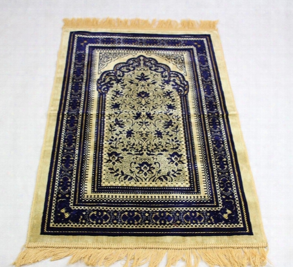 Wholesale Islamic Muslim Worship Prayer Rug Salat Musallah Prayer Blanket Tapis Carpet Tapete Banheiro Travel Prayer Mat Free Shipping