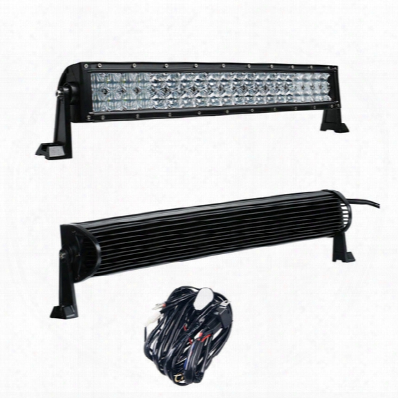 5d 22 Inch 200w Curved Led Light Bar With Wire Kit 12v 24v Combo Beam For Offroad Boat Car Truck Atv Suv 4wd 4x4 Work Lamp