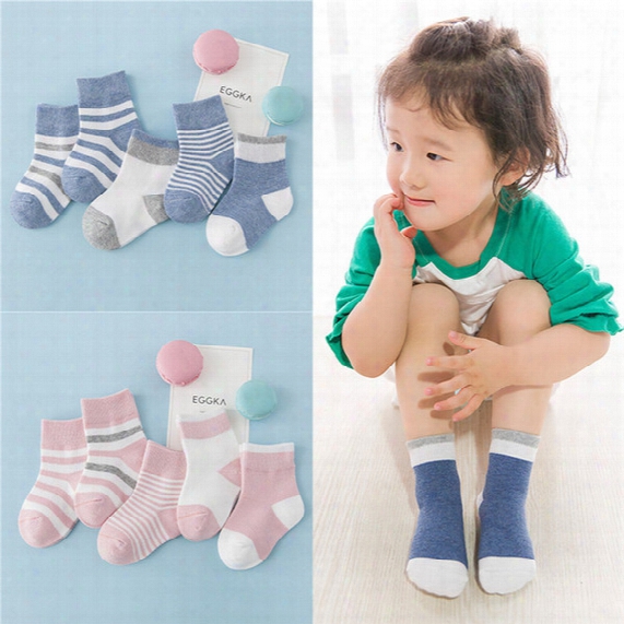 Cute Dots Baby Socks Korean Cartoon Baby Socks Cotton Comfortable Anti-friction Childrens Socks Style B Free Shipping