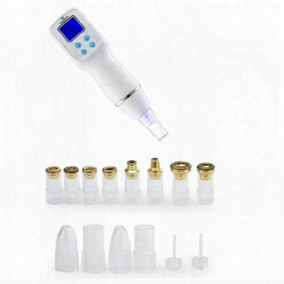 Diamond Dermabrasion Blackhead Remover Pore Vacuum Comedo Suction Tool Electric Faical Nose Blackhead Cleaner Skin Care Beauty Machine