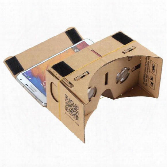 Diy Google Glasses Cardboard Mobile Phone Virtual Reality 3d Glasses Unofficial Cardboard Google Cardboard Vr Toolkit 3d Glasses Free Shippi