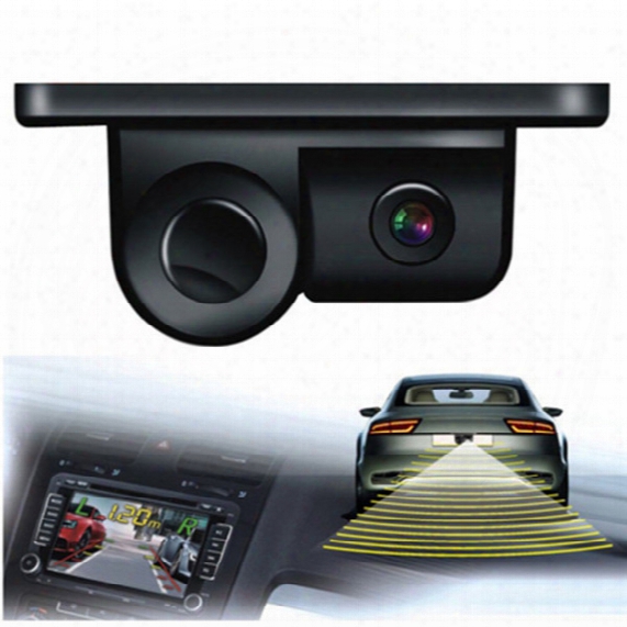 Esky 170 Degree Viewing Angle Hd Waterproof Car Rear View Camera With Radar Parking Sensor
