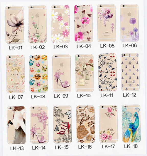 For Apple Iphone 7 Plus 6 6s Plus Se Silicone Case Summer Ultra Thin Plating Tpu Iphone Plus Cartoon Phone Cases Flowers Fruit