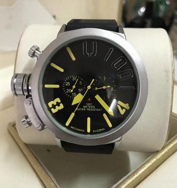 Free Shipping 2017 Newtop Quality Luxury Brand Ub Wristwatch Automatic Mechanical Sport Mens Watch Men's Watches U 1001