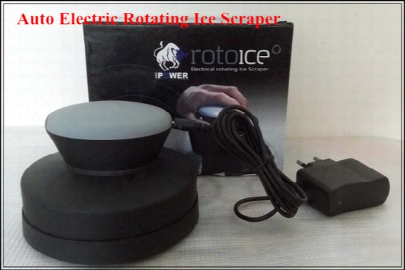High Quality Dc12v 60w Motor Auto Electric Rotating Ice Scraper,car Snow Removing Device With Rechangeable Battery Charging