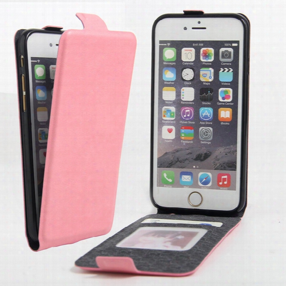 High Quality Luxury Leather Cases For Iphone 7 7 Plus 6 6s Plus 5 5s Se Vertical Flip Case With Card/photo Slot