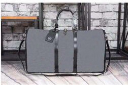 Keepall Bandoulire Genuine Leather Luggage Mens Travel Bag Weekend Duffle Bag Luxury Brand Bag Carry On Gym Handbag 45/50/55cm