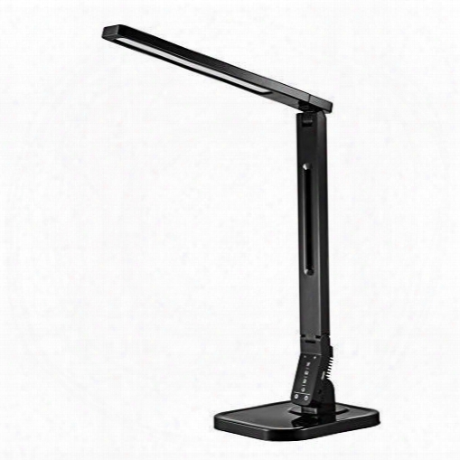 Led Desk Lamp Table Lamp With Usb Charging Port Eye-caring Panel Design 4 Lighting Modes Adjustable Arm Study Room Working Lamp Night Light
