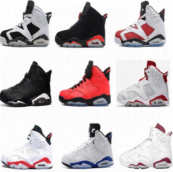 Men Basketball Shoes Air Retro Infrared 6 Vi Angry Bull Carmine Infrared Oreo Hare Carmine White Black Cat Maroon 6s Women Sport Sneakers