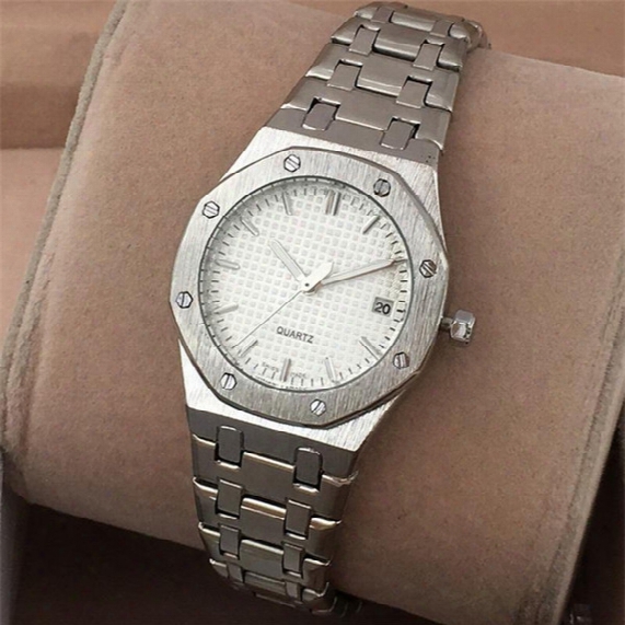 New Automatic Date Luxury Fashion Women Quartz Watches Butterfly Double Snap Folding Strap Buckle Stainless Steel Women Watches