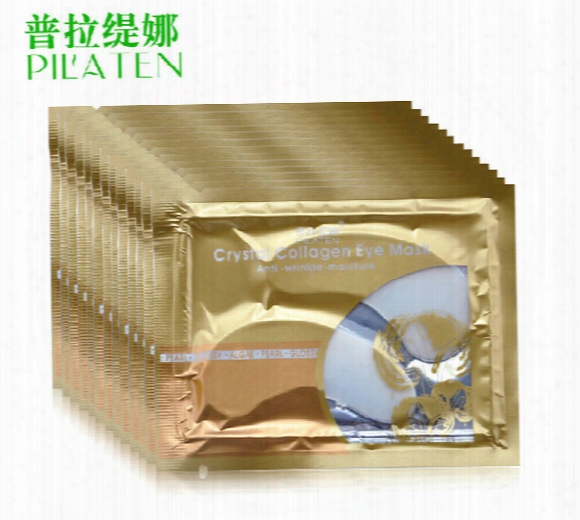 Pilaten Crystal Collagen Eye Mask Anti-wrinkie Moisture Face Care Skin Care 50pairs/lot