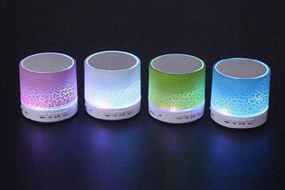 Portable Led Mini Bluetooth Speakers Speaker Wireless Smart Hands Free Speaker With Fm Radio Support Sd Card For Iphone Samsung A9