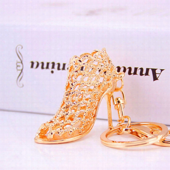 Shoe Keychain Women High Heeled Key Chains Ring Purse Pendant Bags Cars Shoe Ring Holder Chains Key Rings For Women Gifts